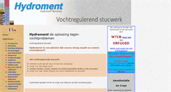 Desktop Screenshot of hydroment.be
